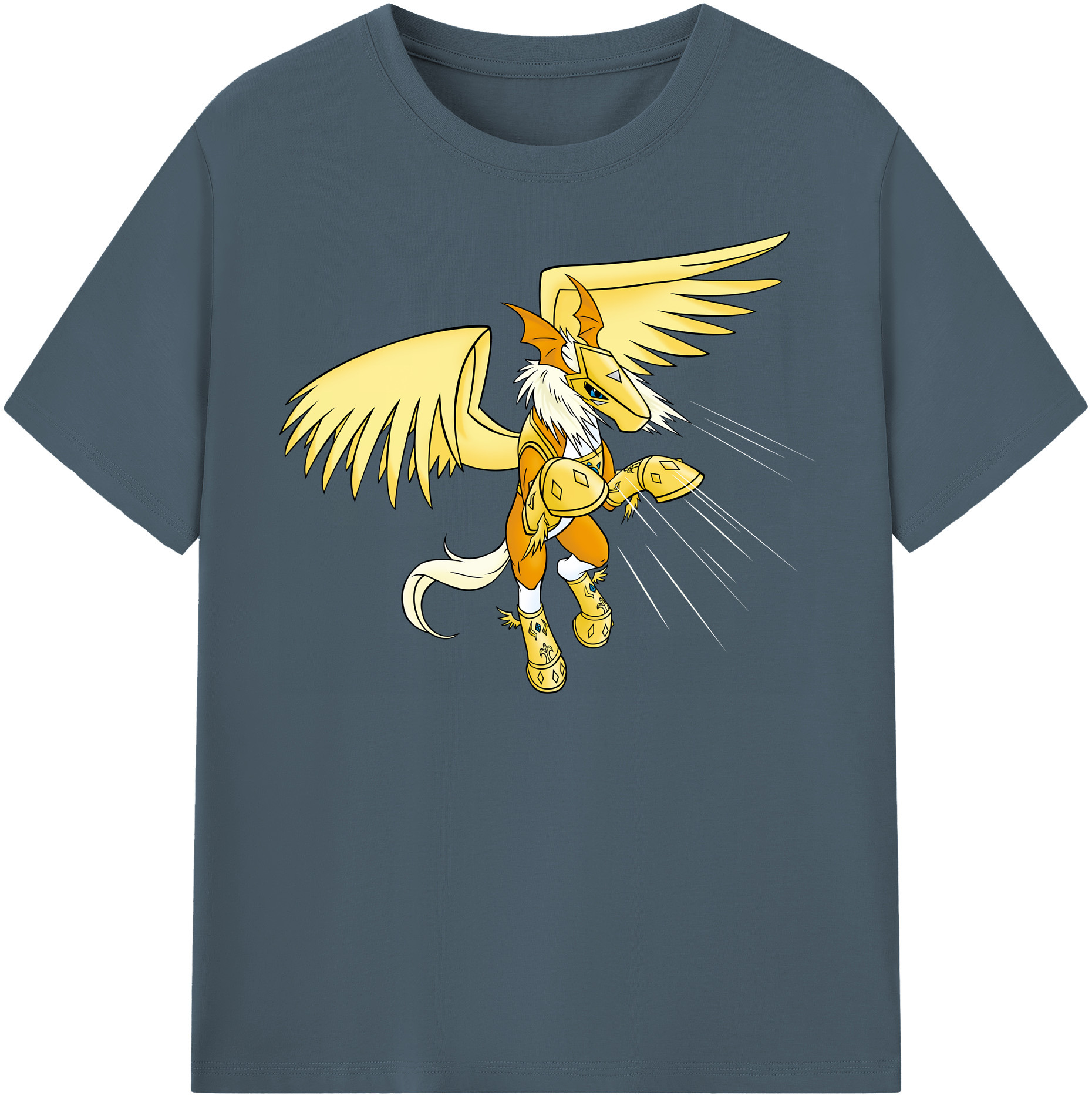 （画像用） Digimon デジタルモンスター/デジモン 綿100％半袖Tシャツ（フロントプリント）